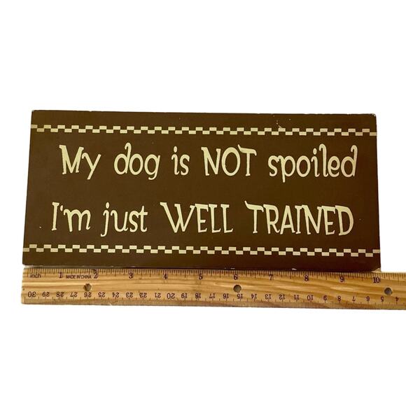 Fun Dog Person Sign - Picture 7 of 8